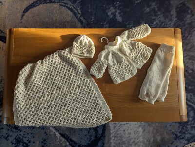 Baby Coming Home Set - Mantel, Mütze, Booties, Decke oder Leggings. Unikat.