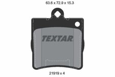 TEXTAR BREMSSCHEIBEN PRO + BREMSBEL&Auml;GE MERCEDES C-KLASSE CLK SLK HINTEN &Oslash;278mm