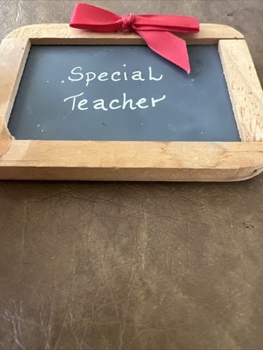 "Special Teacher" Magnet Rectangle Chalkboard Gift - Picture 2 of 8
