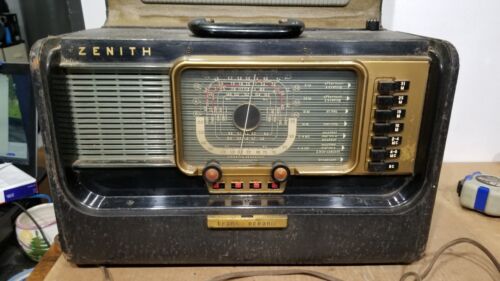 Vintage Zenith TransOceanic Radio Model G500 5G40 - #10 - No Power - Picture 2 of 7