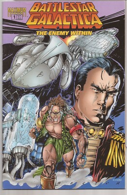 BATTLESTAR GALACTICA: THE ENEMY WITHIN #1 - MAXIMUM PRESS - HECTOR GOMEZ COVER