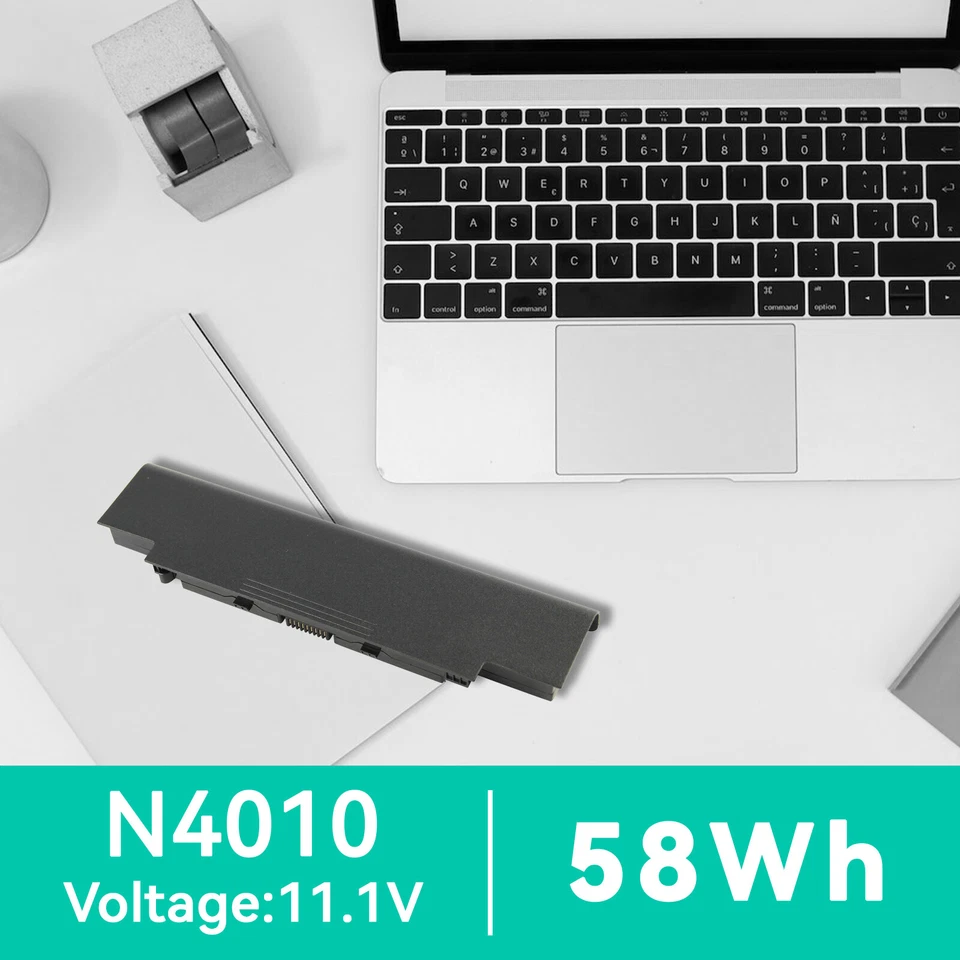 LOT OF N5010 Battery For Dell Inspiron N4110 N4010 N5110 N7110 M5010 J1KND 6Cell - Image 2 of 4