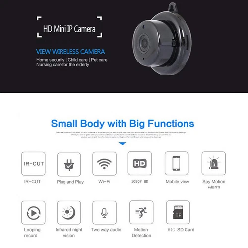 CCTV Camera WiFi 1080P Wireless IR Indoor Outdoor Security Night Vision Home CAM - Picture 14 of 24