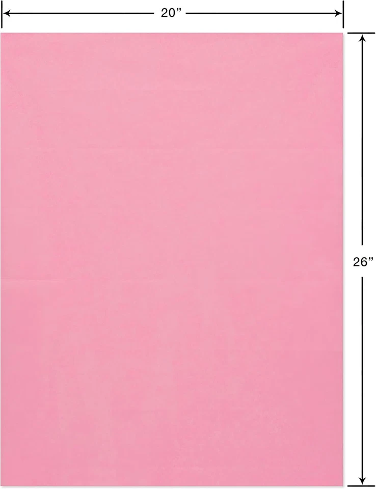 Papyrus 8 Sheet Light Pink Tissue Paper for Gifts, Decorations, Crafts, DIY 2024 - Image 3 of 4