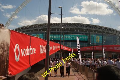 Photo 12x8 View of Wembley Stadium from Olympic Way Looking southeast. c2015
