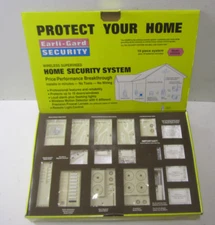 Earli-Gard Security Wireless Supervised Home Security System Model HS2000 NEW