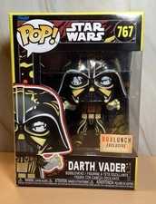 Funko Pop! Vinyl: Star Wars Darth Vader (Retro) Glow Exclusive #767 W/ Protector