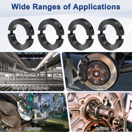 4-Packs 1-7/8" Bore Double Split Shaft Collar Sets 2-7/8" OD - Foto 6 di 6