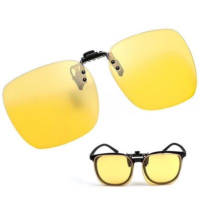 Clip Brille Nachtfahren Sonnenbrille mit gelben Gläsern HD Jahr...