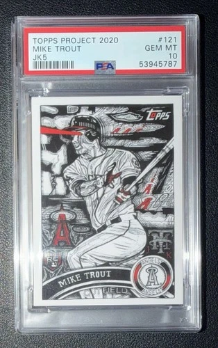 2020 Topps Project 2020 - 2011 Topps Update Mike Trout #121 JK5 /20961