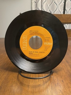 John Denver Take Me Home, Country Roads Vinyl 45rpm Record 1971 VG+