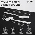 <!--F#f_0-->Dinner Spoons - Set of 4 - High Quality Mirror Polished (Camri)<!--F/-->