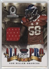 2013 Panini Crown Royale All Pro Materials 34/299 Von Miller #20 2u3