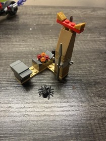 LEGO NINJAGO 9447 Lashas Bite Cycle Masters of Spinjitzu 2012 98% Complete