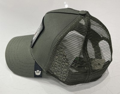 Goorin Bros Gray Felt Hat with Olive Satin Lining Goorin Brothers The Alligator Olive Trucker Hat, The Animal  main image 3