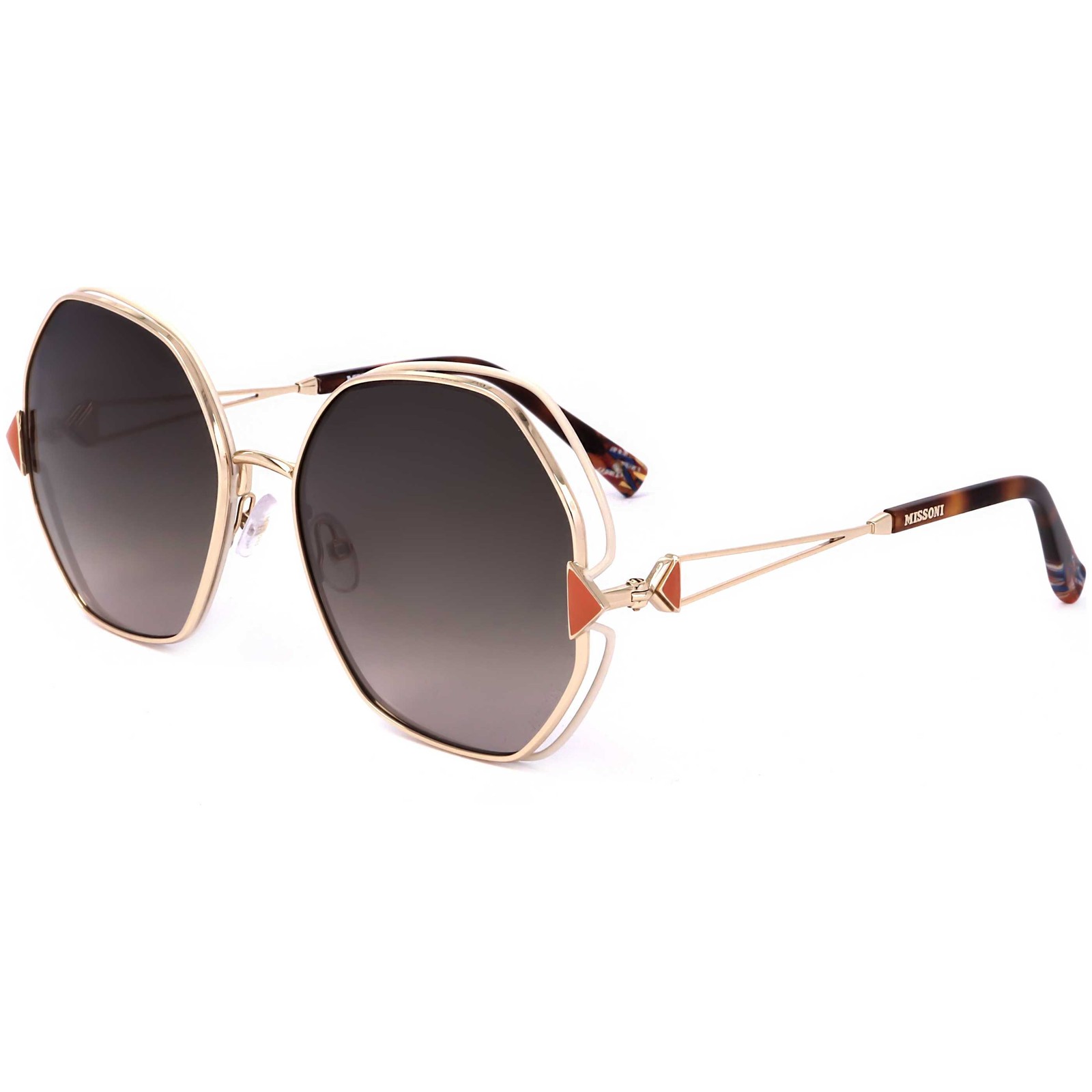 Missoni Womens 59mm Gold Sunglasses MIS0075-S-Y3R-59 10690₽