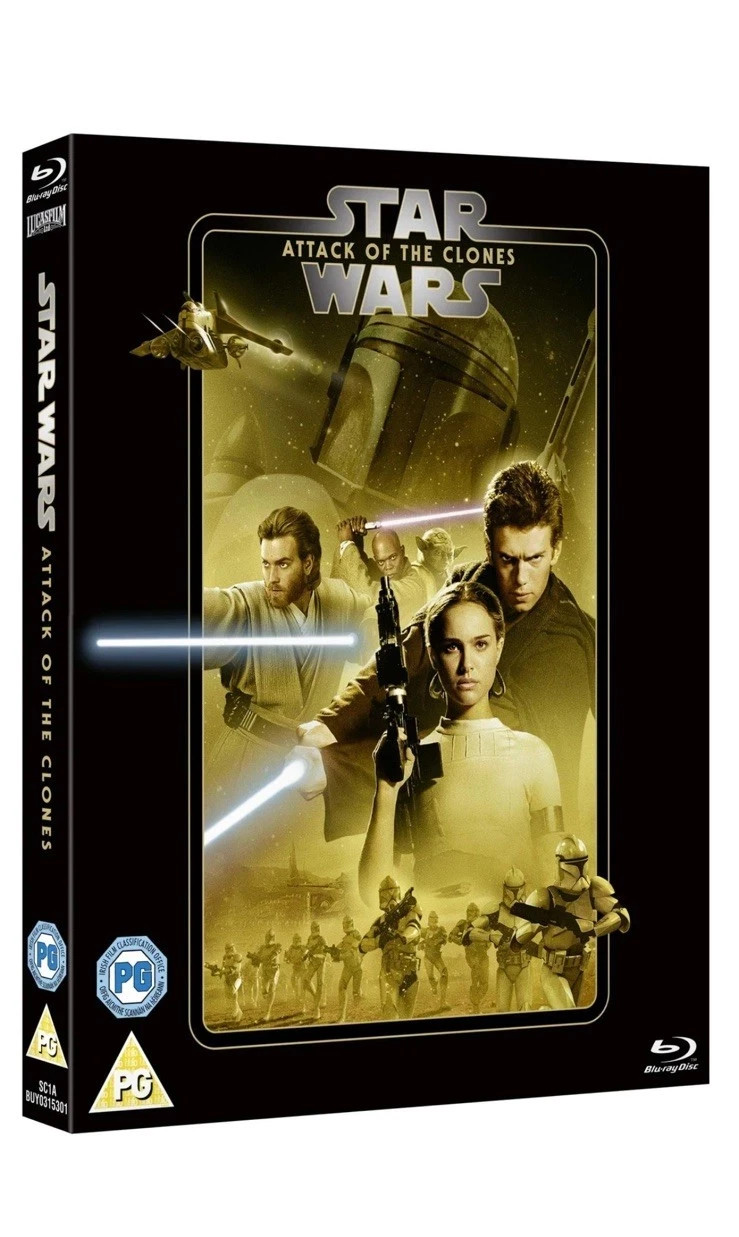 Star Wars The Rise of Skywalker Blu-ray sealed 2 disc set in collectible sleeve