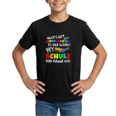 Mach's Gut Kindergarten 2025 Erster Schultag Teenager T-Shirt - Bild 1 von 4