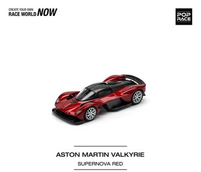 Aston Martin Valkyrie  Red/Black  #152 *** POP RACE 1:64 OVP
