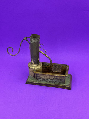 #ad Tin Old Water Well Decoration $9.95
