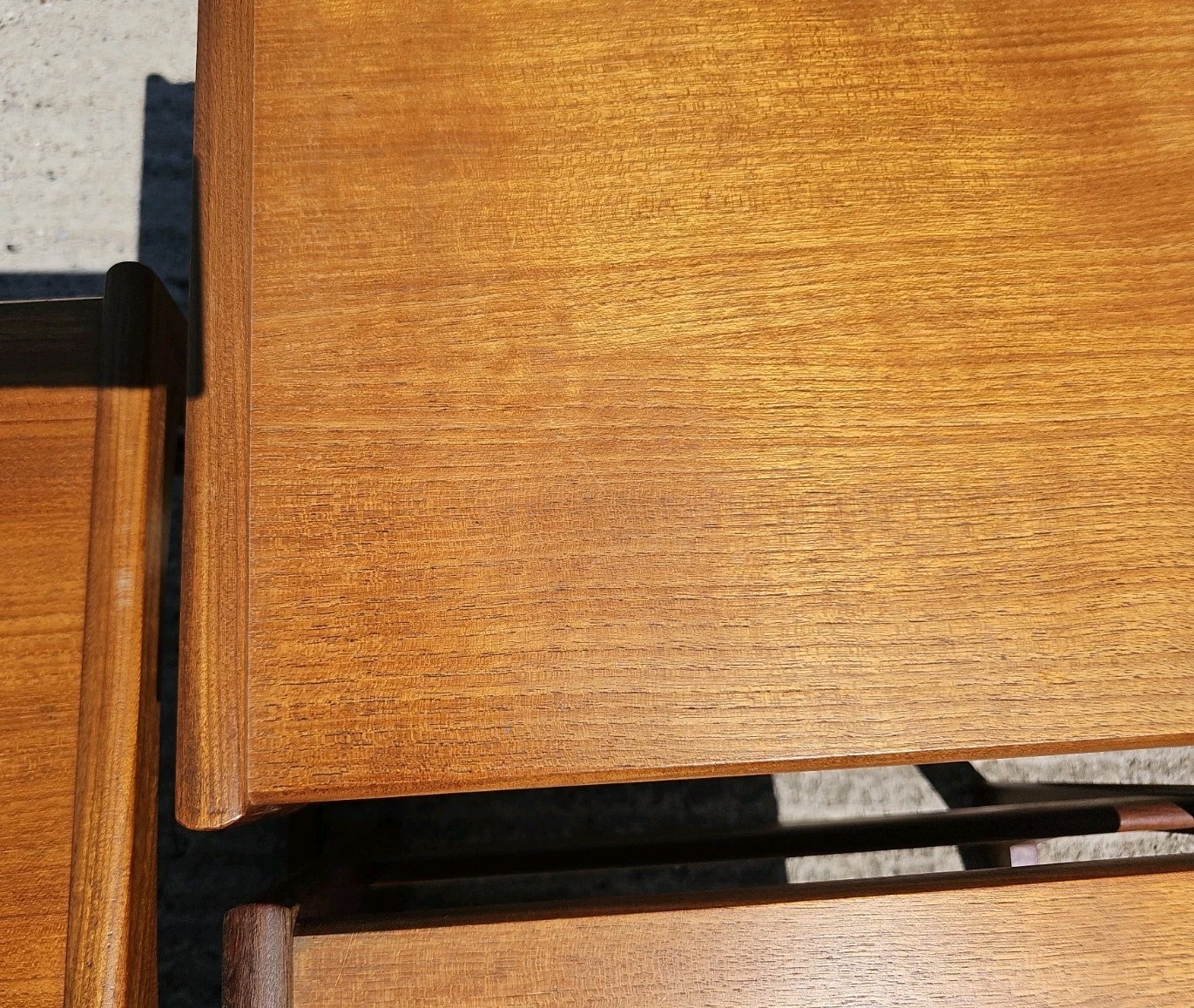 G Plan Vintage Mid Century Quadrille Nest of 3 Tables Teak — image 14