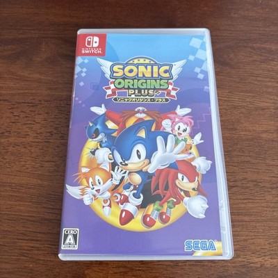 Nintendo Switch Sonic Origins Plus SEGA Action Game with Case From Japan