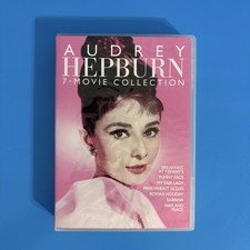 AUDREY HEPBURN 7 MOVIE COLLECTION 7 DVD *Damaged Case*