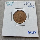 1909 VDB Lincoln Wheat Penny Cent with Free Shipping