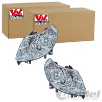 2X VAN Wezel H7/H1 Scheinwerfer SET Links+Rechts Passend FüR CitroËN Jumper
