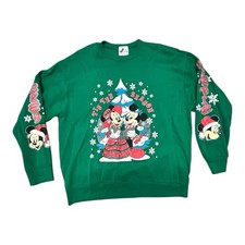 Vintage The Walt Disney Company Christmas Holiday Sweatshirt Size Large USA Made