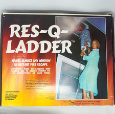 Res-Q-Ladder Fire Escape Drabina bezpieczeństwa okna. 