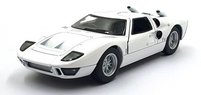 Kinsmart 1/32 Scale Pull Back & Go TY6953 - 1966 Ford GT40 - White