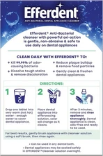 Efferdent Retainer Cleaning Tablets, Denture Cleaning Tablets 126 Tablets