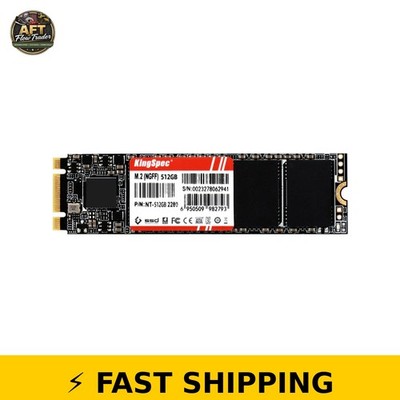 KingSpec 512GB M.2 SATA SSD for Laptop/Desktop Upgrade