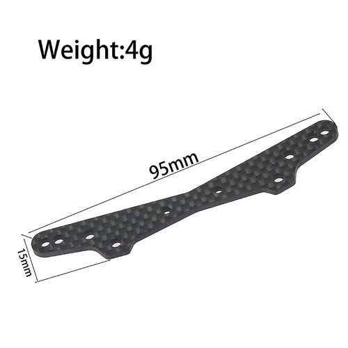 Carbon Fiber Shock Mount LY175 For Tamiya 1/10 Fighter NXGEN DT04 58741 RC Car - Picture 5 of 5