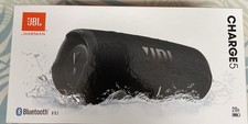 JBL Charge 5 Tragbarer Lautsprecher, Schwarz,...