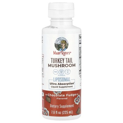 Turkey Tail Mushroom Liposomal, Chocolate Fudge, 7.6 fl oz (225 ml)