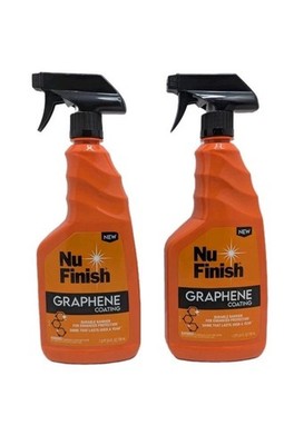 Nu Finish Graphene Coating Spray 24 oz (2) Pack Long Lasting Shine & Protection