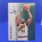 1996-97 SkyBox Premium Autographics Sam Perkins Autographed Card Seattle