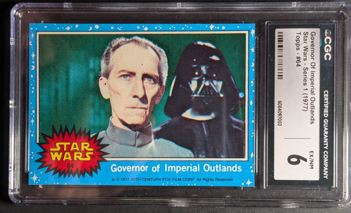 1977 Topps Star Wars #64 Governor of Imperial Outlands — CGC 6