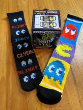Pac Man Socks 2 Pairs size 6-12 and Color Changing Pac Man Mug 15oz Set
