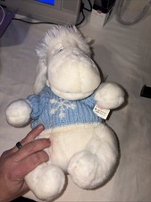 Disney Store Exclusive White Eeyore Winter Snowflake Removable Tail