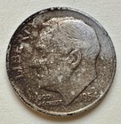 1954-D Roosevelt Dime. 90% Silver. F-VF Condition. Charity Auction/Animal Rescue — photo 1