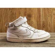 Nike Court Borough Mid 2 Sneakers Youth Size 1Y White