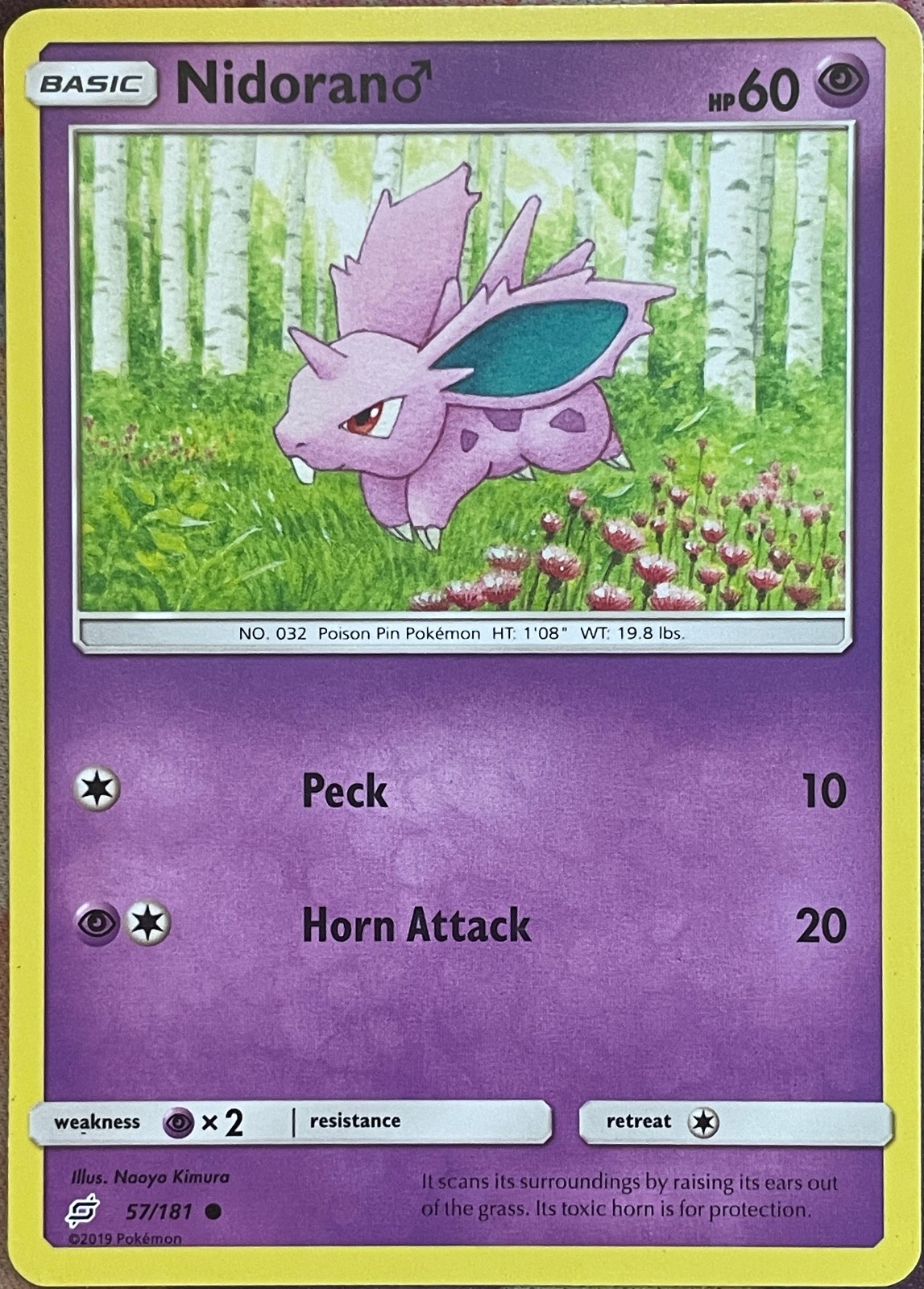 Nidoran - 57/181 - Team Up Pokemon 2019