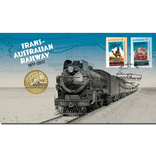 Trans-Australian Railway Centenary PNC 2017 Australian Perth Mint $1 Coin
