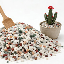 1/8 Inch Natural Aquarium Gravel, Small Pebbles for Fish Tank, Indoor Plants  S