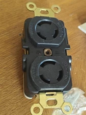 Hubbell Twist Lock Duplex Receptacle HBL7580