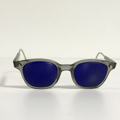 American Optical AO Industrial Safety Glasses Blue Lens Smoke Gray