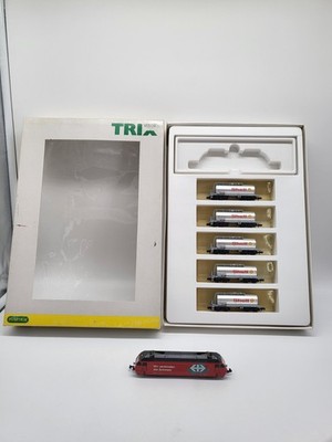 Minitrix Spur N 11418 Zugset Diesellok BR460 Analog der SBB in OVP
